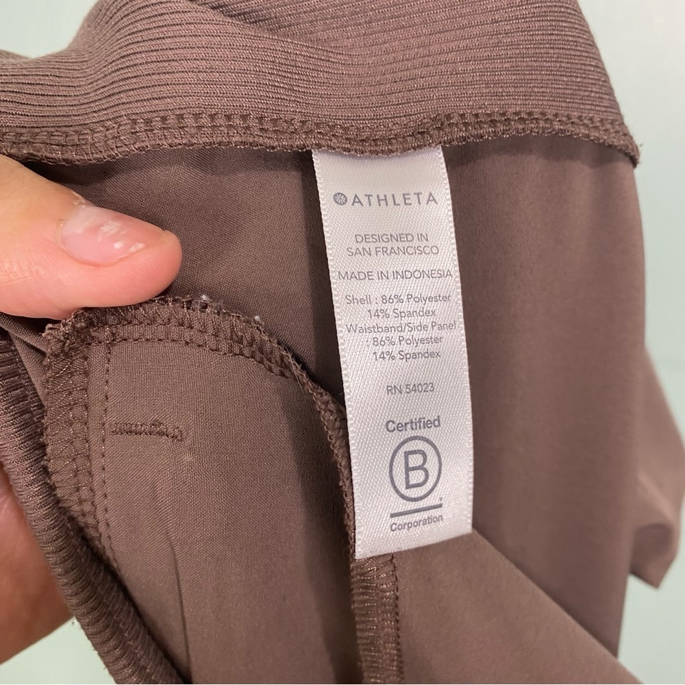 Athleta Brooklyn Ankle Pant Mineral Brown Sz 14 Style 198671‎ Mineral Brown - Picture 7 of 7